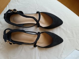 Zapatos de tacón negros para ceremonia
