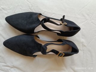 Zapatos de tacón negros para ceremonia