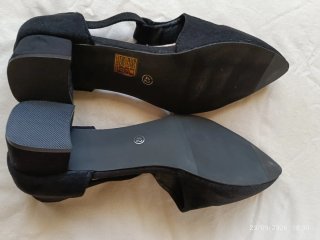 Zapatos de tacón negros para ceremonia
