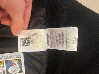 Moncler Cardigan Imbottito Nero M