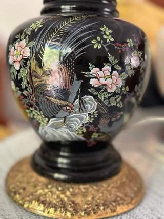 Lámpara de mesa vintage estilo quinqué