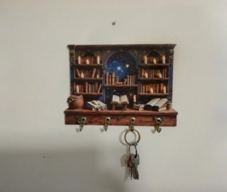 Decorazione da parete libreria con stelle