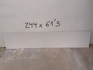 chapa trasera blanca