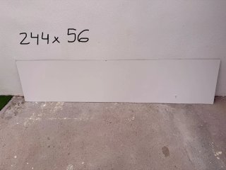 chapa trasera blanca