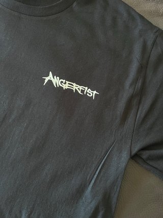 Camiseta Anger Fist Hardcore Negra