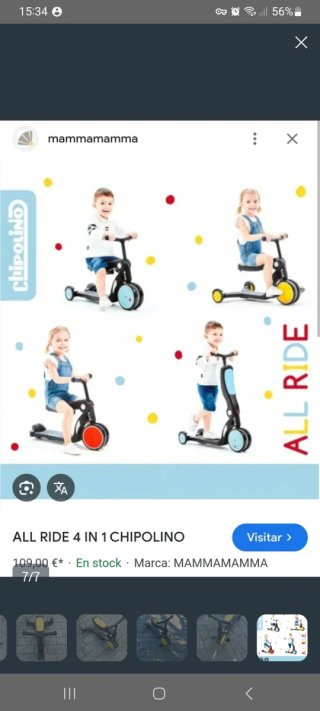 Patinete infantil Chipolino All Ride 4 en 1