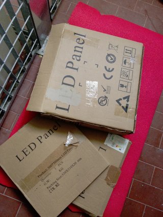 3x Pannello LED 300x300mm