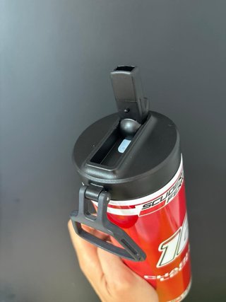 Termo Ferrari charles leclerc f1 botella café