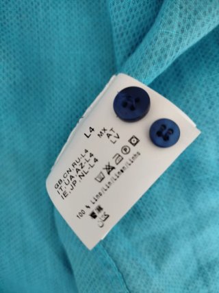 Camisa Florentino Azul Talla L