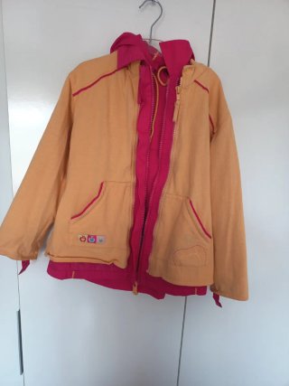 Abrigo infantil reversible