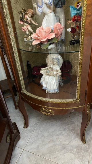 Vitrina expositor madera y cristal