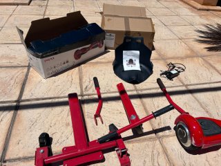 Hoverboard Rojo con Silla y Cargador