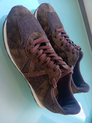 Zapatillas deportivas Munich paseo marrones talla