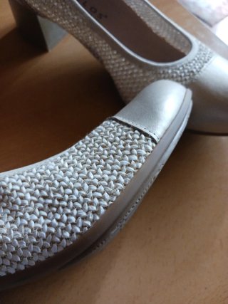 Zapatos salón PITILLOS beige/plata