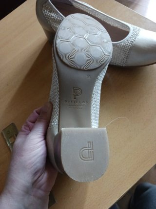 Zapatos salón PITILLOS beige/plata