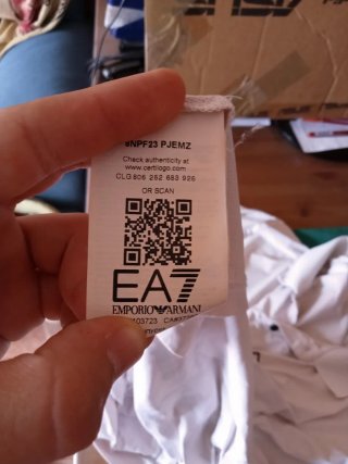 Camiseta Emporio Armani Técnica Blanca Talla L