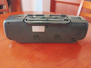 Radio Cassette Venturer Negro Doble Deck
