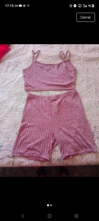 Conjunto verano rosa