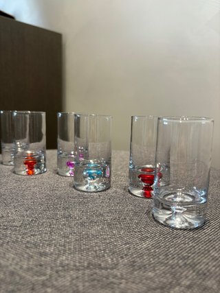 Bicchierini da liquore colorati set 6