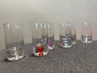 Bicchierini da liquore colorati set 6