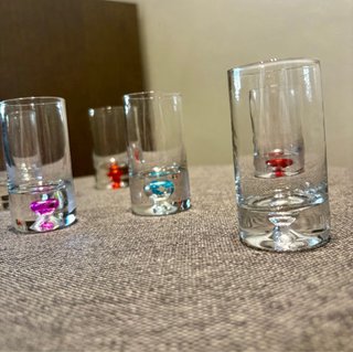 Bicchierini da liquore colorati set 6