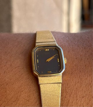 Reloj Seiko Vintage Octagonal Mujer Dorado