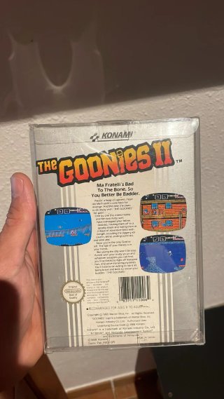 The Goonies II Nintendo NES Caja e Instrucciones