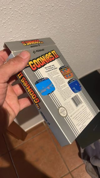The Goonies II Nintendo NES Caja e Instrucciones
