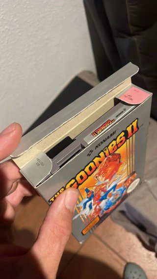 The Goonies II Nintendo NES Caja e Instrucciones
