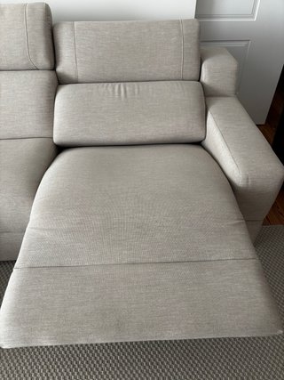 Divano Kibuc relax elettrico beige