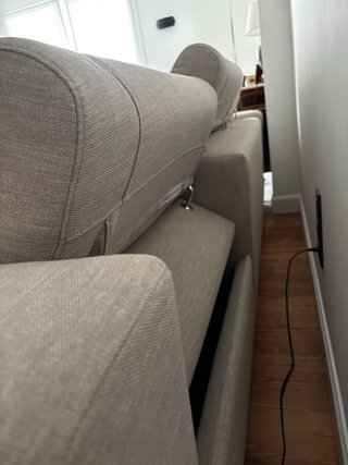Divano Kibuc relax elettrico beige