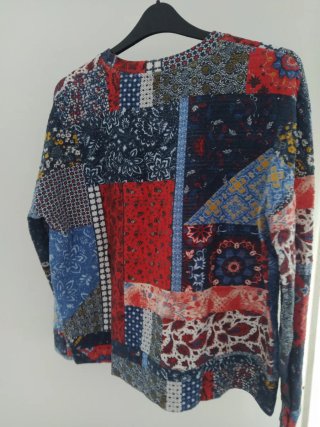 Camisola Patchwork Colorida