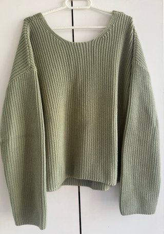 Jersey Massimo Dutti Verde Talla M