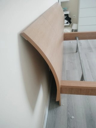 Estructura Cama Matrimonio  Madera y Metal.