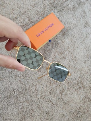 Gafas Louis Vuitton Doradas y Grises