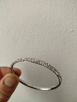 Pulsera Swarovski con circonitas talla L