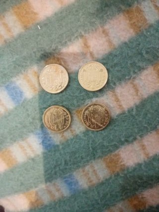 4 Monedas 2.50 Pesetas Franco 1953