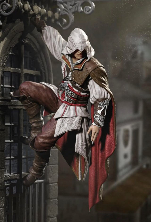 Ezio Assassin’s Creed Diorama 20cm Sin pintar