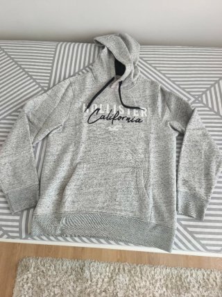 Sudadera Hollister Gris Talla M