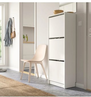 Zapatero Blanco Ikea Gran Capacidad