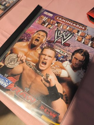 3 Álbumes Cromos WWE Raros