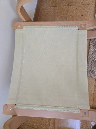 Butaca POANG Ikea Finnsta Blanco