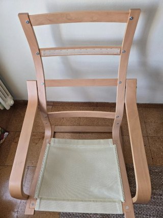 Butaca POANG Ikea Finnsta Blanco