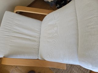 Butaca POANG Ikea Finnsta Blanco
