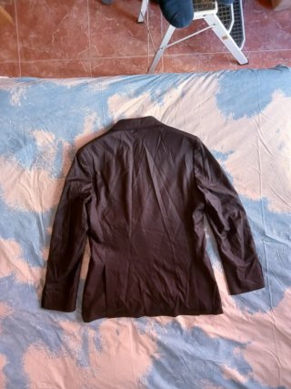 Americana Massimo Dutti Negra Talla 48/38