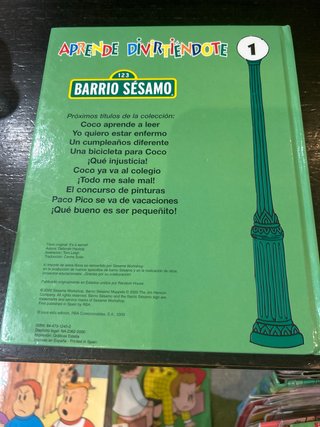 Libro barrio sésamo año 2000