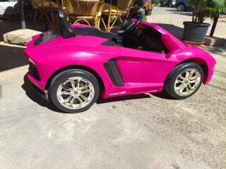 Coche eléctrico infantil a batería Lamborgini