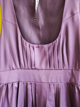 Vestido morado Stradivarius vintage
