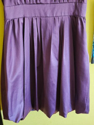 Vestido morado Stradivarius vintage