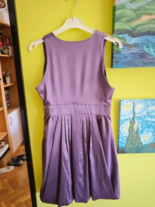 Vestido morado Stradivarius vintage